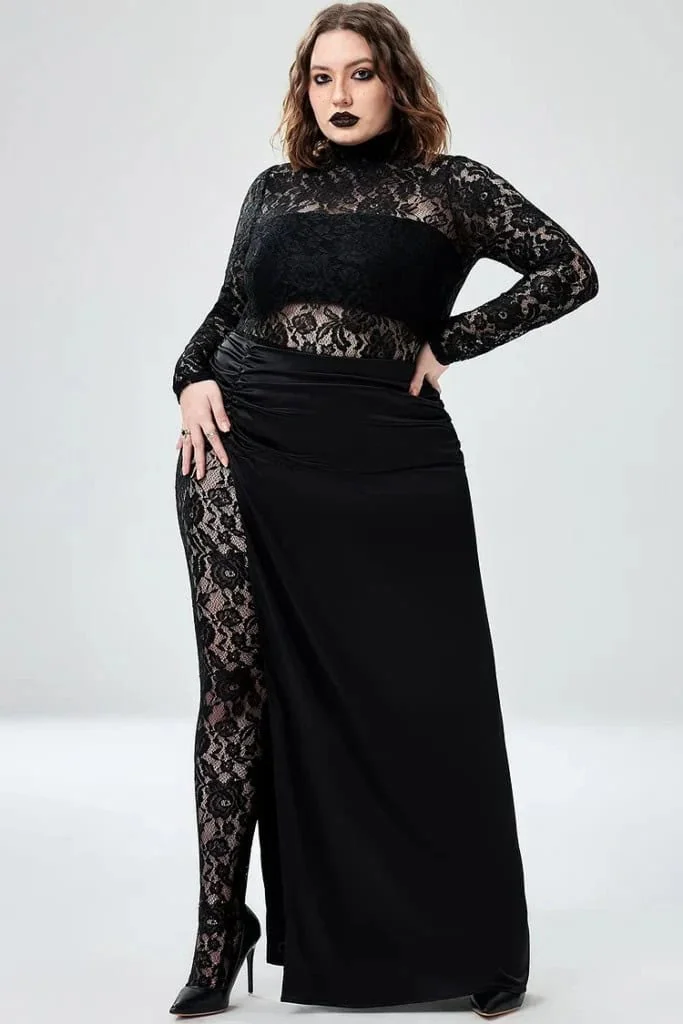 Lace And Curves Goth Elegance