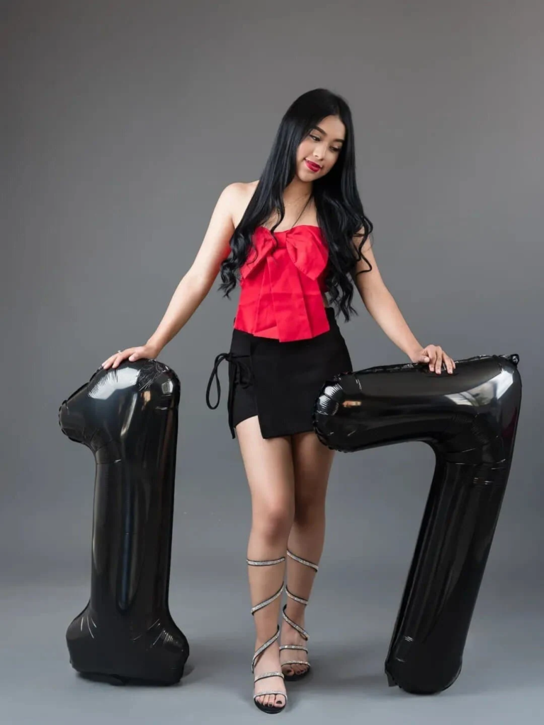 Bold Red And Black Ensemble