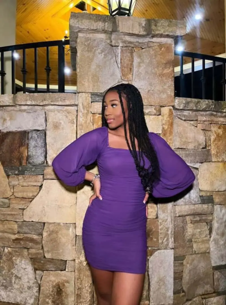 Vibrant Purple Bodycon With Balloon Sleeve