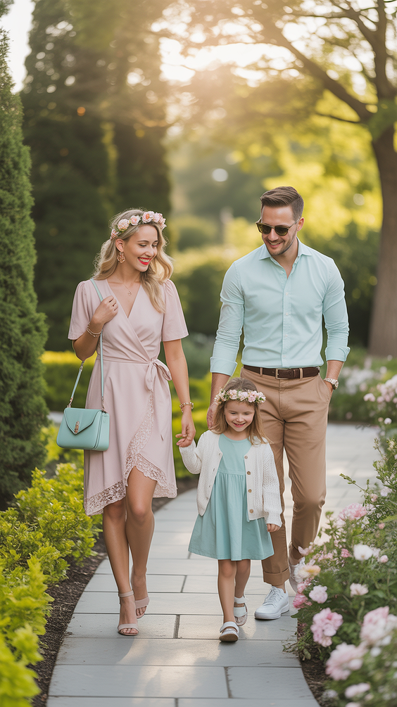 Pastel Romance for a Spring Garden Mood
