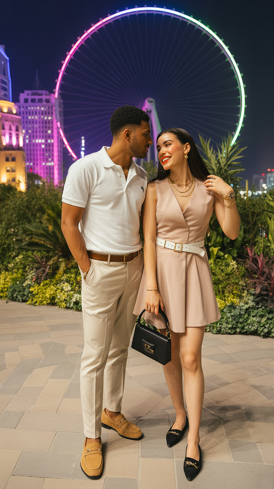 Soft Neutrals for an Evening Spring Walk