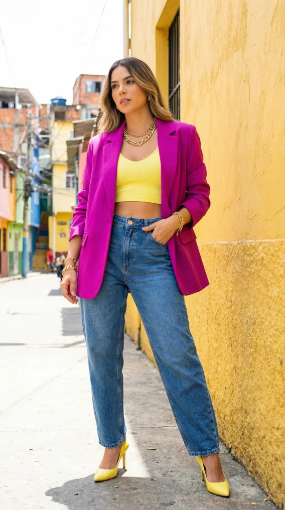 3. Bold Color-Blocking Statement