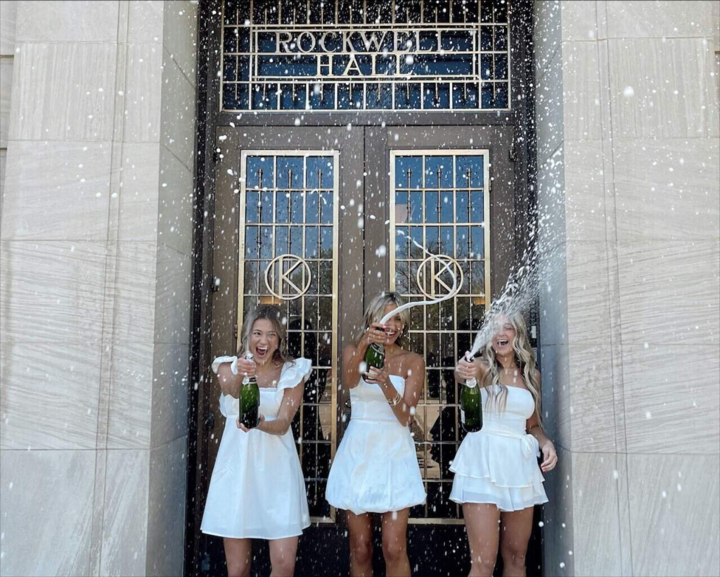 Coordinated White Dresses For Celebration