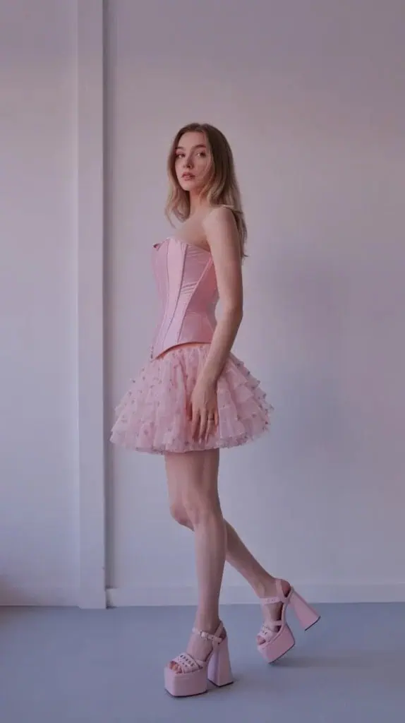 Flirty Pink Corset And Tutu Combo