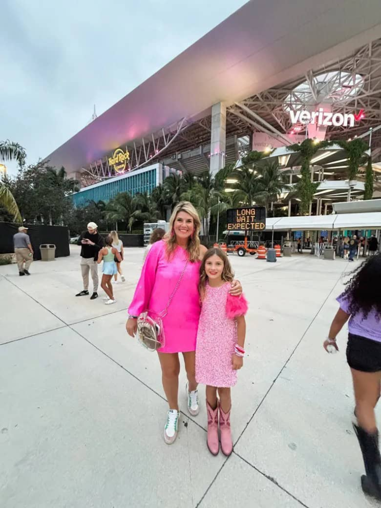 Vibrant Pink Mini Dress Combo