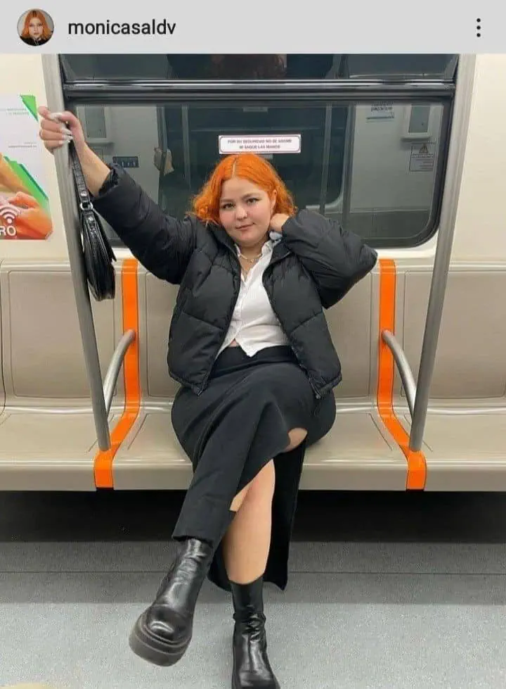 Black Puffer Jacket With Platform Boots