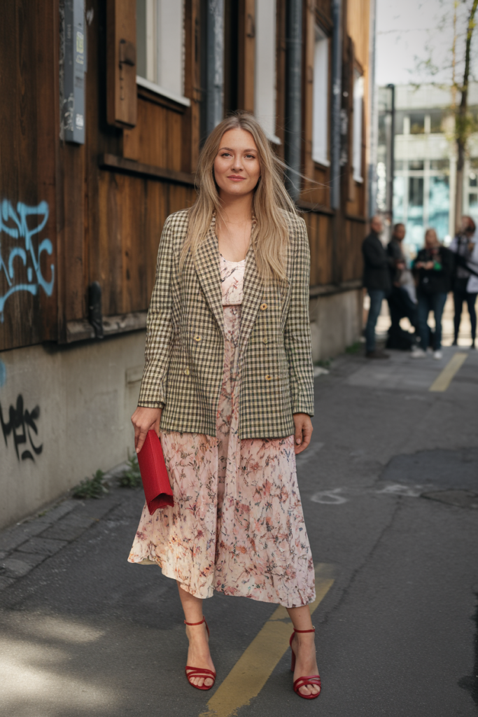 9. Layered Elegance with Patterns