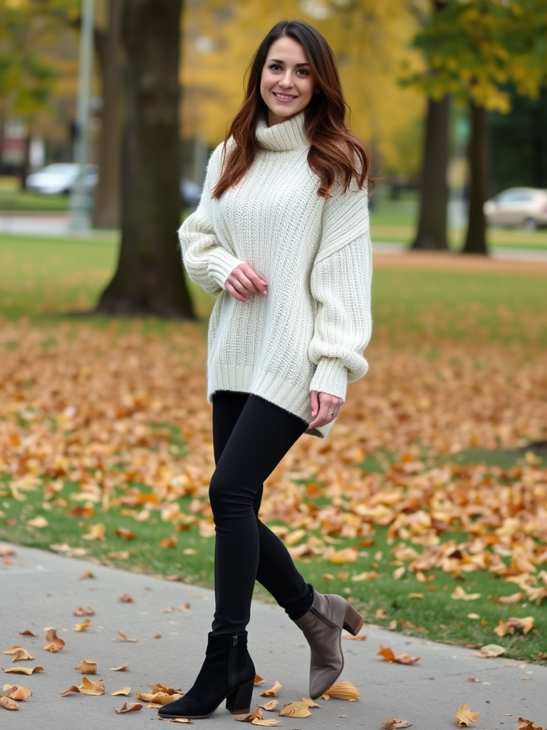 Oversized Sweater And Leggings