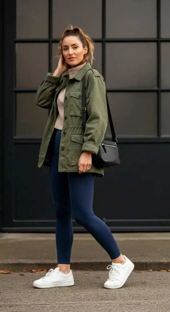 Utility Jacket and Seamless Leggings