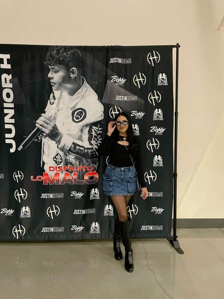 Edgy Black and Denim Combo