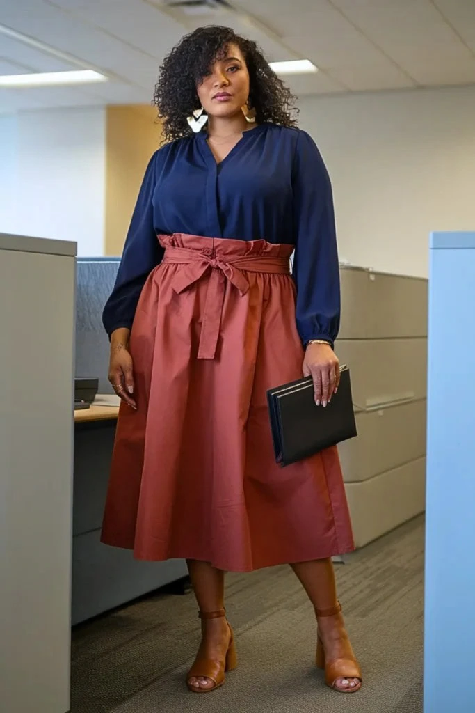 Bold Color Blocking for Confidence