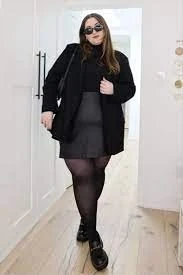 Chic Layered Black Ensemble