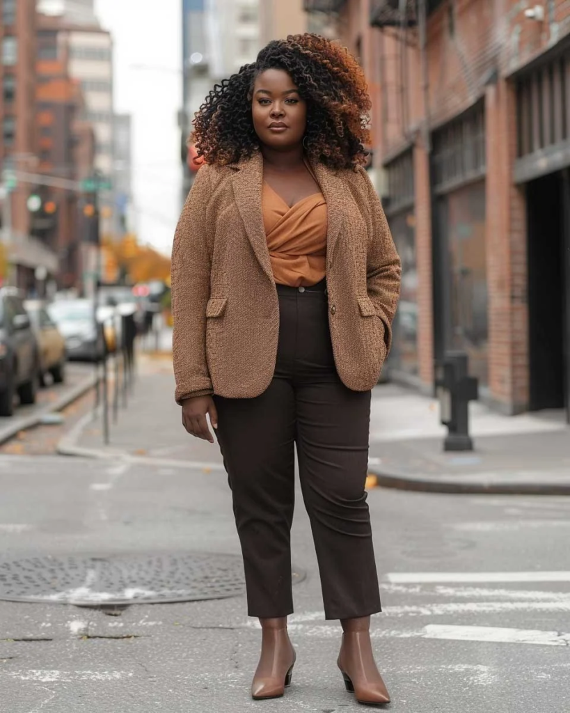 Chic Autumn Layers in Earthy Tones