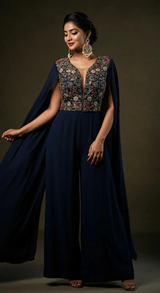 Printed Midi Dress with Asymmetric Hem