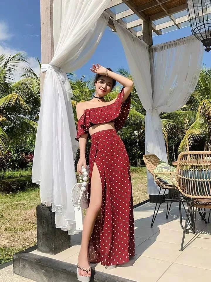 Matching Knit Set with Textured Details